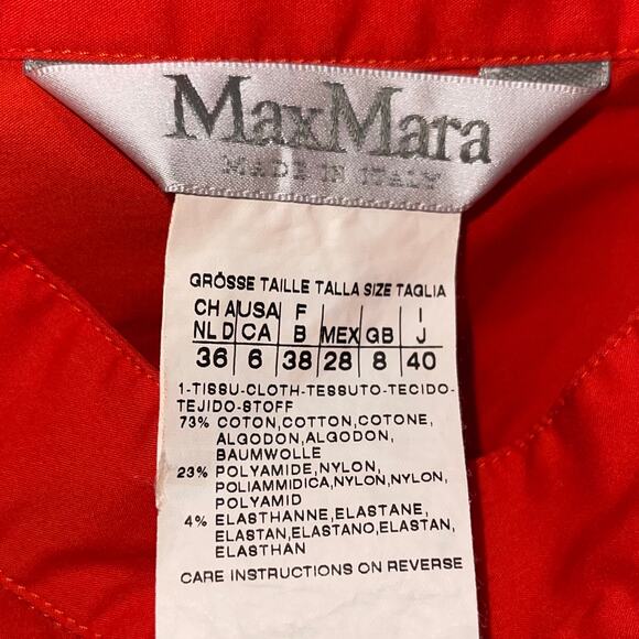 Max Mara Shirt Dress Half Button Minimalist Curve Hemline - Picture 10 of 12